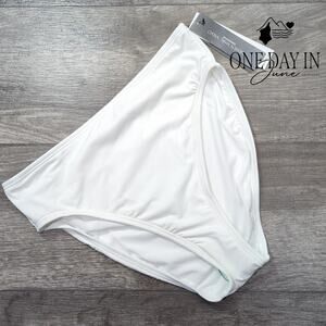 Carmen Marc Valvo Smooth Shaping Bikini Bottom Size L